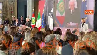 Mattarella: "Misoginia origine di tutte le discriminazioni. Nessun Paese o epoca immuni"