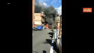 Scontro tra velivoli dell'Aeronautica a Guidonia, i video postati sui social