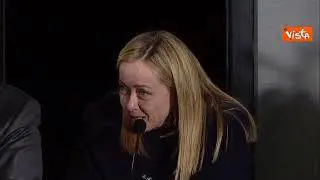 Meloni: "In passato mancata volontà politica di fermare traffico esseri umani"