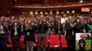 Schlein ricorda Sassoli, la standing ovation dell'assemblea
