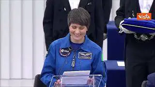 Cristoforetti al Parlamento Ue: "Sogno di volare un giorno su un razzo europeo"