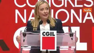 Meloni: "Oggi giorno di Unità Nazionale, mia presenza alla Cgil per colmare un vuoto durato 27 anni"