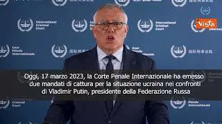 SOTTOTITOLI Emesso mandato di arresto per Putin, l'annuncio della Corte Penale Internazionale