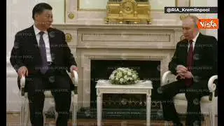 Putin riceve Xi Jinping a Mosca