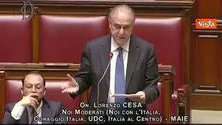 Cesa a Meloni: "Folle aggressione di Putin, apprezzamento per posizione ferma del Governo"