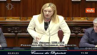 Meloni: Governo ha raccontato minuto per minuto quanto avvenuto a Cutro