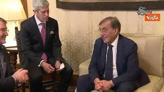 La Russa riceve a Palazzo Madama l'incaricato D'affari Usa, Shawn Crowley