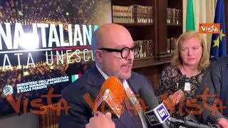 Sangiuliano: "Dobbiamo fare sistema per portare al mondo una sola cosa: la bellezza italiana"