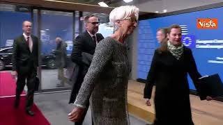 Consiglio europeo, l'arrivo di Lagarde