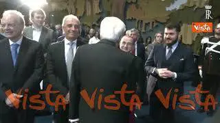 Mattarella all'inaugurazione dell'anno accademico all'Universita Vita Salute San Raffaele