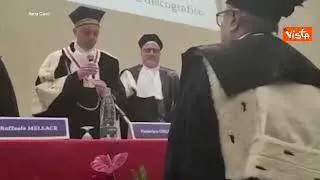 Laurea honoris causa a Ivano Fossati all'Università di Genova