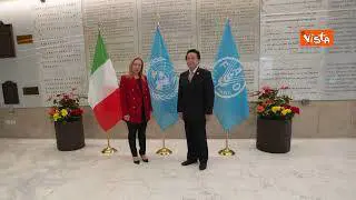 Meloni visita la sede della Fao, le immagini