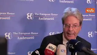 Pnrr, Gentiloni: "Ottimista su arrivo soldi, grandissima buona volontà da Governo"