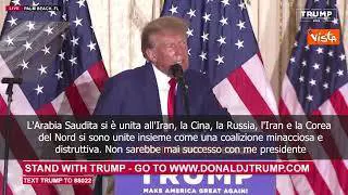 SOTTOTITOLI Trump: Se fossi stato Presidente Russia non avrebbe mai attaccato l'Ucraina