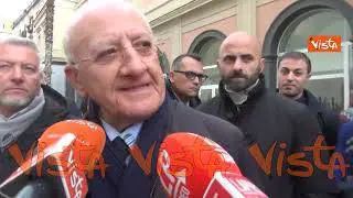 Renzi al Riformista, De Luca: In bocca al lupo a Matteo, pensavo offrissero posto a me