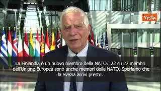 Borrell: Dopo Finlandia attendiamo Svezia nella Nato