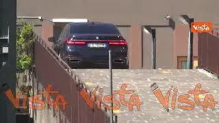 Berlusconi ricoverato, l'arrivo della figlia Marina al San Raffaele