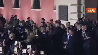 Zelensky arriva in Polonia, le immagini