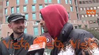 Pompelmi e una lettera, gli omaggi per Berlusconi davanti al San Raffaelle