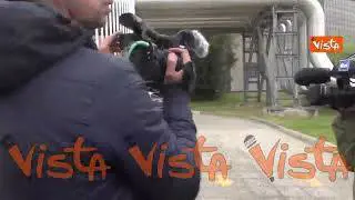 Piersilvio Berlusconi arriva al San Raffaele, le immagini