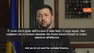 Zelensky: Il posto dell'Ucraina è nella Nato
