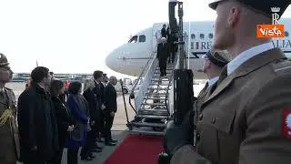 Mattarella arriva a Varsavia per la visita di Stato in Polonia