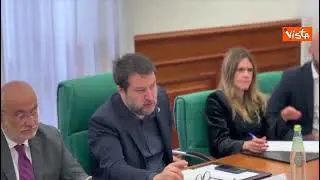 Sicurezza stradale, incontro al Mit tra i Ministri Salvini, Piantedosi e Valditara su nuove misure