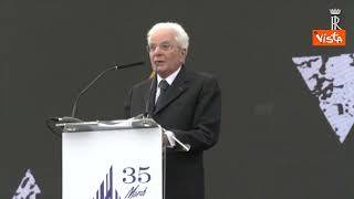 Mattarella ad Auschwitz: "Sopravvissuti preziosi testimoni della verità"