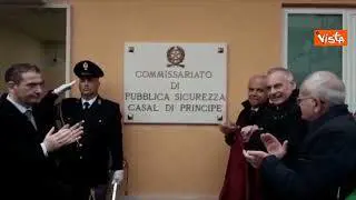 Piantedosi inaugura il commissariato a Casal di Principe