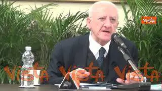 De Luca scherza: "Chiamatemi Vincent, fa più trendy e più Van Gogh"