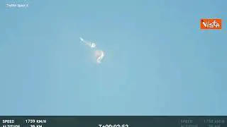 Ecco il lancio e l'esplosione di Starship, la nave spaziale di Space X