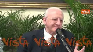 De Luca: Sulla gastronomia al Nord sono ancora al Mesozoico