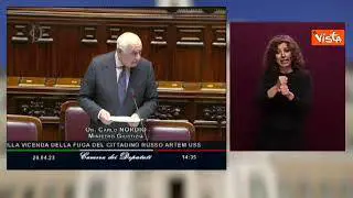 Caso Uss, Nordio: "Ebbe i domiciliari perché aveva una casa, nonostante pericolo di fuga"