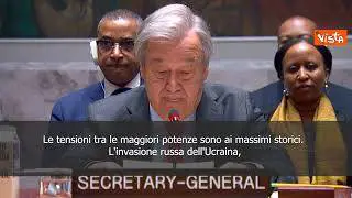 Guterres: Invasione russa viola Carta delle Nazioni Unite
