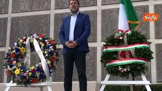 25 aprile, Salvini omaggia i caduti Usa al cimitero di Firenze