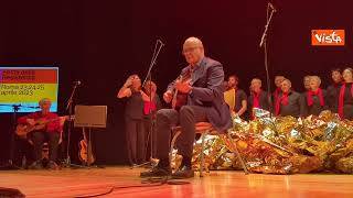 25 Aprile, il sindaco Gualtieri suona Bella Ciao al Teatro Palladium alla Garbatella