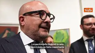 Sangiuliano: "Nascita Stato di Israele fatto storico fondamentale"