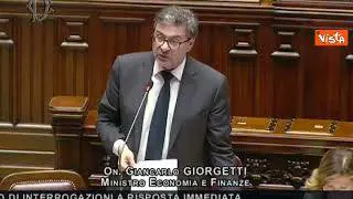 Giorgetti: Crisi bancarie Usa e Svizzera non avranno effetti diretti