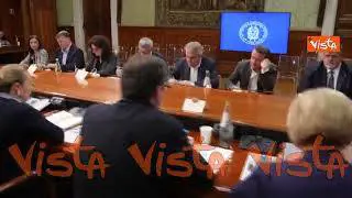 L'incontro di Palazzo Chigi tra Governo e Sindacati ecco le immagini dell’incontro