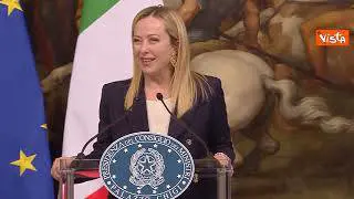 Meloni: Scommettiamo sulla vittoria dell'Ucraina e su un futuro di libertà e pace