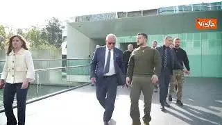 Zelensky incontra il presidente della Corte penale internazionale