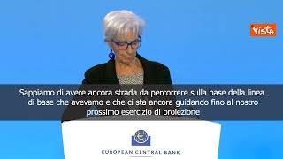 Rialzo tassi d'interesse, Lagarde: Non siamo in pausa, sappiamo di avere strada da fare