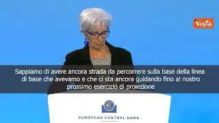 Rialzo tassi d'interesse, Lagarde: Non siamo in pausa, sappiamo di avere strada da fare