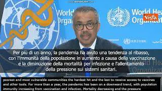 L'Oms dichiara la fine dello stato di emergenza sanitaria per il Covid