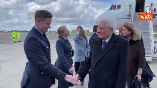 Mattarella arriva a Londra per l'incoronazione di Re Carlo III