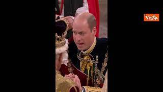 William giura fedeltà a Re Carlo III