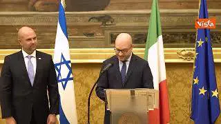Fontana incontra lo speaker della Knesset: Israele nasce dalla speranza