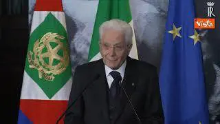 Mattarella: Sul terrorismo anche complicità degli uomini di Stato