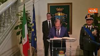 La Russa alla cerimonia di commiato per il generale Zafarana