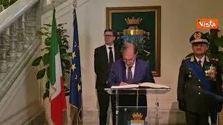 La Russa alla cerimonia di commiato per il generale Zafarana